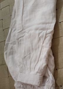 White Afgani With Pocket