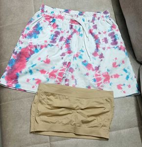Shorts and Tube Bra Combo
