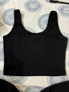 Cute black tank top