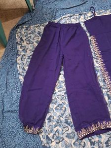 Elegant Purple Kurta Set