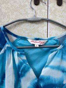 All About You Brand Blue Top/Tunic