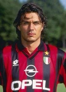 Maldini 1996 AC Milan retro football classy Jersey