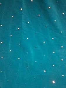 Teal Embellished Saree