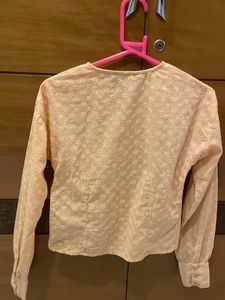 Peach Cotton Top