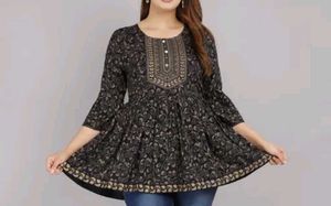 Elegant Floral Print Top