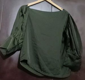 Olive Color Top For 34 Bust