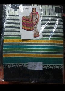 Elegant Striped Saree