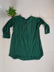 Green Tunic Top