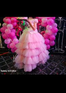 Pink Ball Gown For Birthday Party Or Prom🥳