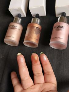 ICONIC LONDON Pack- 3  Liquid Highlighter