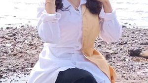 🌷 Stylish White Tunic Shirt 🌷