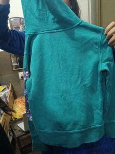 Cute Green &#39;LOVE&#39; Hoodie