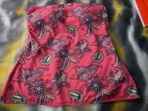 Floral Print Swim Top