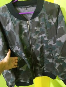 Camo Print Jacket