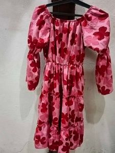 A Red Midi Dress For Women