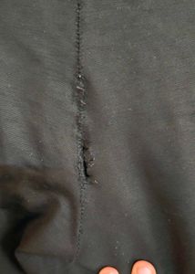Black Zip Detail Pants