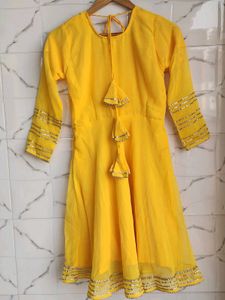 Beautiful Haldi ceremony Dress