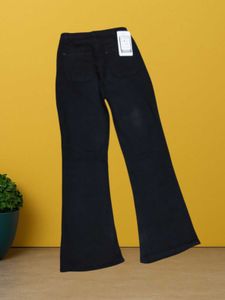 L@97 Size-28 Black Flared Jeans