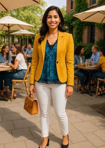 ✨ Moody Floral Elegance – Zara Statement Blouse ✨