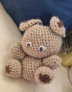 Handmade Crochet Teddy Plushie