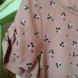 Cute Pink Floral Top