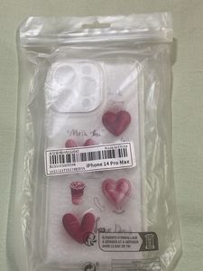 iPhone 14 Pro Max Milk Tea Heart Case