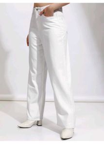 White Wide Leg Jeans
