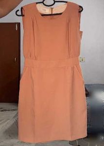 Peach Sleeveless Dress
