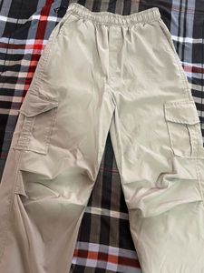 Beige Cargo Pants