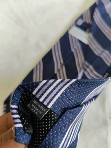 Striped Blue Tie