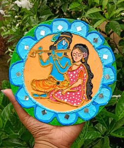 Radha Krishna Lippan Art