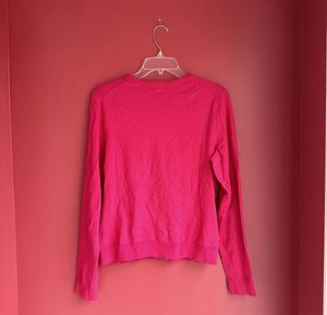 LIGHT RED CARDIGAN - SMALL