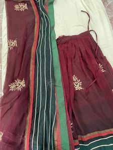 Stitched Skirt And Duppatta