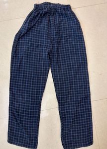 Blue Plaid Lounge Pants