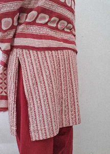 Red &amp; White kameez salwar dupatta