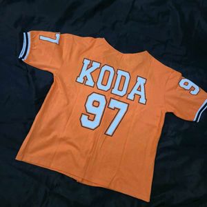 Orange KODA Jersey T-Shirt oversized