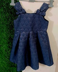 Sparkly Navy Blue Party Dress