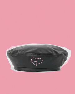 BLACKPINK imitation leather beret