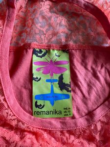 New Remanika Cold Shoulder Lace Top | size:M