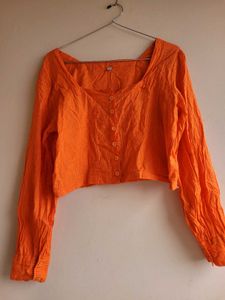 Orange Crop Top