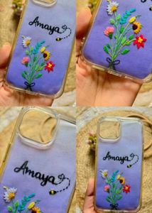 Embroidered Floral Fabric