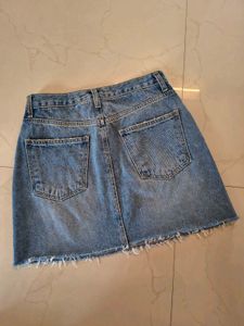 Denim Mini Skirt