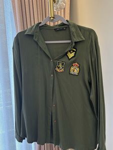 Zara Green Shirt