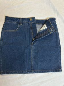 Denim Mini Skirt