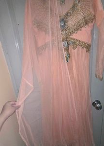 Elegant Ethnic Gown with stone work