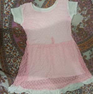 Light Baby Pink Top For Girls