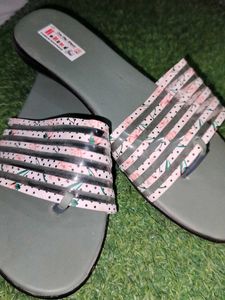 Floral Print Flats