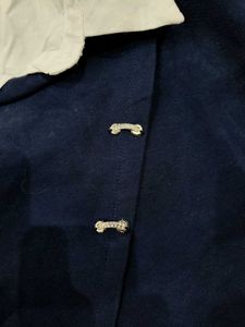 Stylish Navy &amp; White LayeredTop unbelievable price