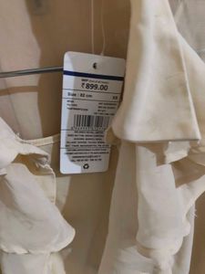 off white ruffles blouse/shirt