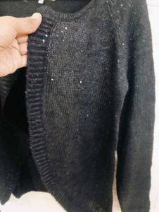 Sparkly Black Cardigan